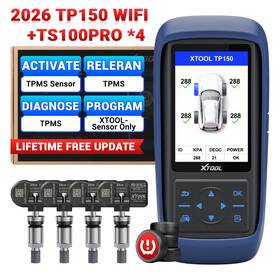 Xtool Tp150 Tp300 Tp380 Tp500 Tp580 Tpms Diagnostic Tool Tire Sensor Relearn Active Reset Programing