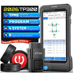 Xtool Tp300 Tpms Sensor Relearn Activate Tool Auto 4 System Diagnostic 8 Resets