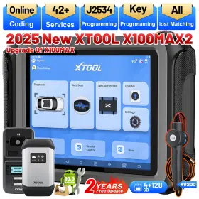 J2534 Xtool X100max2 Key Programmer Intelligent Diagnostic Scanner 3 In 1 Tool