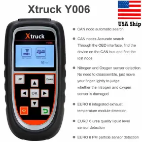 Sp469bks Xtruck Y006 Senser Detector Repair Urea Nozzle Pump Diagnotic Tool For Can J1939