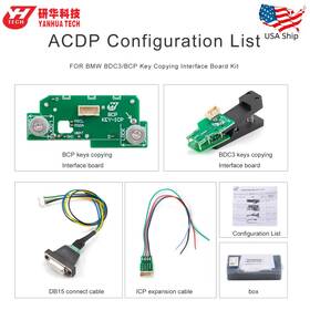 Yanhua Cn-sk483 For Bmw Bdc3 Bcp Key Co-pying Interface Board Kit Work With Acdp Module 38