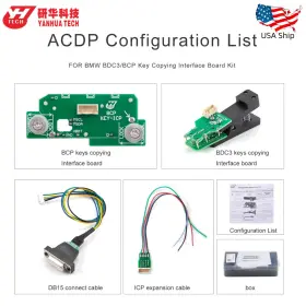 Cn-sk483 Yanhua For Bmw Bdc3 Bcp Key Co-pying Interface Board Kit Work With Acdp Module 38