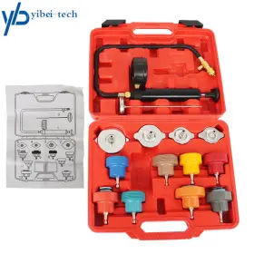 Yi207893t Yibei-tech 14pcs Coolant Radiator Pressure Tester Cooling System Head Gasket Leak Detector