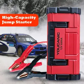 6000a Youcanic 198715006308 Pro Jump Starter - Powerful Car Battery Booster Power Bank &