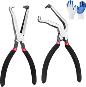 Yzmlol 614172918317 Electrical Disconnect Pliers For Cars 2pcs Connector Black