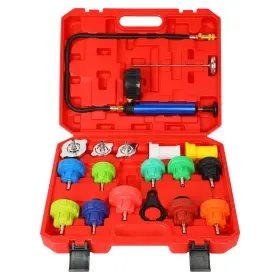Zjeryl Gull 735483270137 18pcs Cooling System Pressure Tester Kit Automotive Radiator For