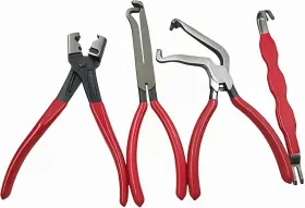 Dq-001 Zxuzkea 4 Pcs Electrical Disconnect Pliers Professional Set - Red