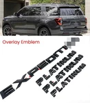 Gloss Black Platinum Overlay Letters Emblem Fit 2018-2024 Ford Expedition New. Price: $92.89.