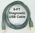 6 Ft Usb Cable Compatible With Honda Acura Hds Mvci Scanner Spx Otc Flash J2534 New. Price: $26.99.