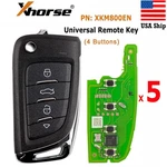 5 Xhorse XKM800EN Universal Remote Key 4 Buttons For Tool Max /VVDI2 New. Price: $36.95.