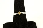 925 Sterling Silver Sz Round Orange Cz November Birthstone Ring 1.4 G(RIN8440) Pre-owned. Price: $26.10.