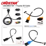 Obdstar Can Direct Kit With TOYOTA-24 TOYOTA-27 &T0YOTA -30 V2 Cables New. Price: $54.95.