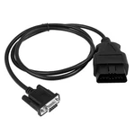 Dc 12V 16 Pin 9 OBD2 Serial RS232 Diagnostic Connector Cable 100CM New. Price: $25.36.
