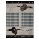 Winters Performance POSTER-6 6-SPLINE Quick Change Gear Chart New. Price: $16.99.