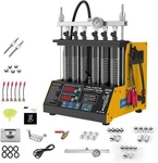 Autool CT200 Ultrasonic Fuel Injector Cleaner Tester Nozzle Flushing 6 Cylinder New. Price: $319.99.