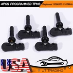 4PCS Programmed Tpms Tire Pressure Monitoring Sensor For Chevy Gmc Cadillac New. Price: $29.34.