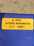 Fowler & Qlr 0-1" Digit Counter Outside Micrometer With Graduation .0001 New. Price: $45.00.
