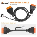 Xhorse Toy-ba KD8ABAGL Cable For Key Tool Max Pro&ft-mini Obd New. Price: $44.95.