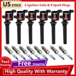 6PCS Ignition Coils And 8PCS Spark Plugs Ford Escape Freestyles 500 Mercury New. Price: $59.95.
