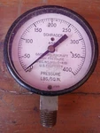 Vtg Antique Schrader 4581 Aircraft Tire High Pressure Gauge 400 Psi Un Tested Used. Price: $19.00.