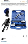 Cenforge Compressor Tool, Coil Set With Extendable Bracket New. Price: $50.00.