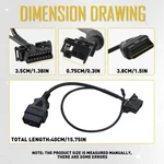 Auxito OBD2 For Dodge 1500 Ram Gate 2018 2019 2020 Car Bypass Cable Security New. Price: $16.99.