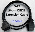 5FT Obd-ii Extension Cable For Launch X431 PRO3 Scanpad Diagnostic Scanner Tool New. Price: $19.99.
