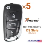 5 Xhorse Universal Wire Flip Remote Key Style 3 Buttons XKDS00EN New. Price: $50.95.