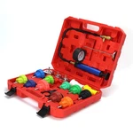 Yonligonju 18PACK Universal Radiator Pressure Leak Tester Kit, Red 18PC New. Price: $59.09.