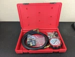#BO211 Matco Tools Back Pressure Tester Set Gauge Mechanic Diagnostic Adapter Used. Price: $119.95.