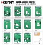 Keydiy Clamp Adapter Type 11 Pieces Boards Work With KD-X4, Max &other Device New. Price: $199.00.
