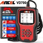 Ancel VD500-US VD700-US All System Srs Dpf OBD2 Scanner Code Reader Diagnostic New. Price: $49.99.