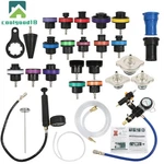 Universal 28PCS Radiator Pressure Tester, Vacuum Cooling System Tool Refill Kit New. Price: $60.03.
