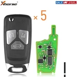 5 Xhorse For Audi Style Wireless Vvdi Universal Flip Remote Key With 3/4 Button New. Price: $59.95.