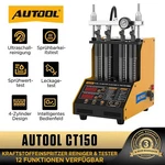 Autool CT150 Ultrasonic Fuel Injector Cleaner Machine 4 Cylinder Tester New. Price: $259.96.