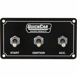 Quickcar 50-731 Dash Mount Switch Panel 4-5/8 In X 2-1/2 New. Price: $108.01.