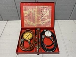 Snap-on Compression Testers Gauges W/ Fittings Oil, Hydraulic, Transmission Used. Price: $180.00.