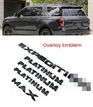 Gloss Black Platinum Overlay Letters Emblem Fit 2018-2024 Ford Expedition Max New. Price: $102.89.