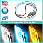 For Amber White Blue 60CM Led Drl Light Yellow Sequential Flexible Turn Signal New. Price: $14.99.