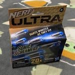 Nerf Ultra Sonic Screamers Gun Darts - Box Of 20 Blue Heads New. Price: $19.00.