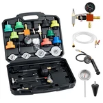 Coolant Pressure Tester Kit, 28PCS Radiator Vacuum Refill With 4 Adapters, New. Price: $58.67.