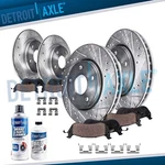 10.9" Front And 11.26" Solid Rear Disc Rotor Brake Pad For 2013-2015 Subaru Brz New. Price: $164.35.