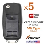 5X Xhorse Wire Flip Remote G2 Vw Type 3B XKB520EN (new Version Of XKB501EN). Price: $37.95.