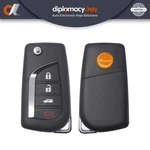 Xhorse Flip Remote Key Wire Universal 4 Buttons Toyota Type XKTO10EN New. Price: $16.99.