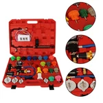 Radiator Pressure Tester Kit Coolant Vacuum Type Cooling System Adapters 33PCS New. Price: $64.50.