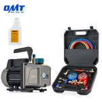 Omt Hvac Vacuum Pump Automotive Gauge Set Hoses Oil Adapters 1/4HP 3.5CFM New. Price: $119.99.