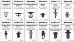 Atd Tools 80-PIECE Honda Retainer Assortment 39354 New. Price: $73.48.