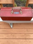 Rare Vintage Red Proto Tools 100HR Portable Box With Removable Tray 21X8.5 Used. Price: $250.00.