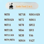 Lishi 2-IN-1 Pick & Decoder Locksmith Tool Set MIT8 MIT11 HON41 NE72 NSN14 NSN11. Price: $39.99.