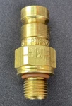 Parker BPDFS357Y Quick Hydraulic Coupling Nipple Brass Fitting New. Price: $35.00.